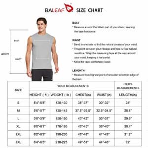 BALEAF Men's Sleeveless Dri Fit Shirts Swim Activewear Basketball Tank Top Blue Size L for $17 BALEAF Men's Sleeveless Dri Fit Shirts Swim Activewear Basketball Tank Top Blue Size L for $17