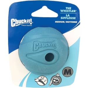 Chuckit! The Whistler Ball Dog Toy for $5