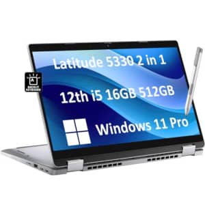 Dell Latitude 5330 2-in-1 Business Laptop (13.3" FHD Touchscreen, Intel 10-Core i5-1245U, 16GB RAM, for $800