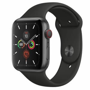 Apple Watch Series 5 44mm GPS + Cellular Sport Smartwatch for $170