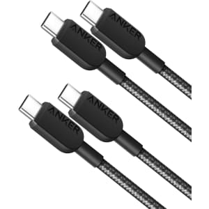 Anker 310 USB C to USB C 3-Foot Cable 2-Pack for $6