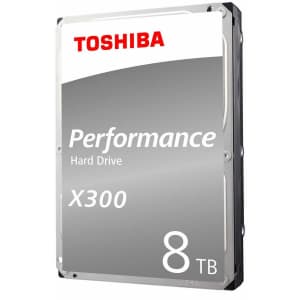 Toshiba X300 8TB 3.5" SATA Internal Hard Drive for $150 Toshiba X300 8TB 3.5" SATA Internal Hard Drive for $150