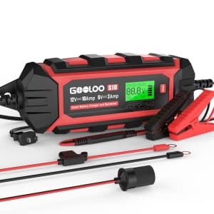 Gooloo S10 10-Amp 6V/12V Smart Car Battery Charger for $30 Gooloo S10 10-Amp 6V/12V Smart Car Battery Charger for $30