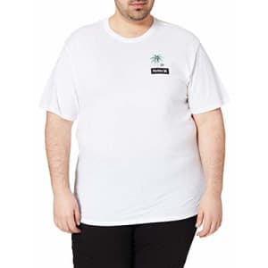 Hurley Men's Dri-Fit Chillaxing Short Sleeve T-Shirt, White, S for $68