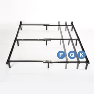 Zinus Michelle Compack 7" Full/Queen/King Adjustable Steel Bed Frame for $78
