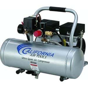 California Air Tools 2010A Ultra Quiet and Oil-Free 1.0 HP 2.0-Gallon Aluminum Tank Air for $208