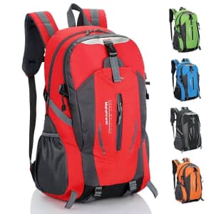 Nylon Waterproof Backpack for $9