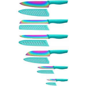 Marco Almond 12-Piece Rainbow Titanium Knife Set for $13 Marco Almond 12-Piece Rainbow Titanium Knife Set for $13