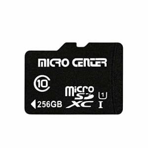 Inland Micro Center 256GB Class 10 MicroSDXC Flash Memory Card with Adapter for Mobile Device Storage for $26