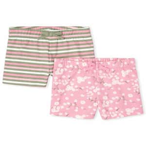 The Children's Place Girls' Basic Shorts, Pack of Two, Misty Glen, XXL(16) for $21