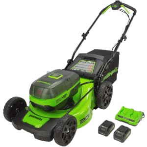 Greenworks 20" 2 x 24V Battery-Powered Push Mower for $365 Greenworks 20" 2 x 24V Battery-Powered Push Mower for $365