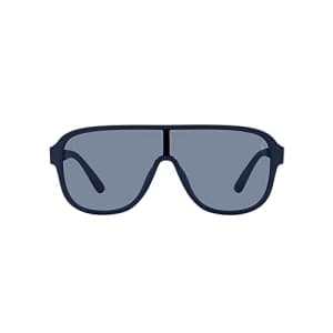 Polo Ralph Lauren Mens Ph4196u Universal Fit Rectangular Sunglasses, Matte New Port Navy/Blue, 34 mm for $75