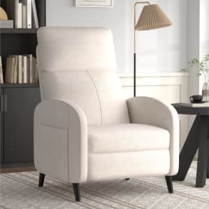 Softa Recliner Chair with Footrest for $70