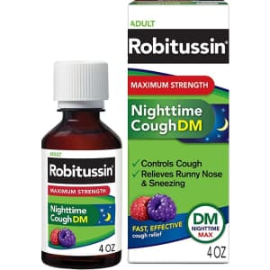 Robitussin Maximum Strength Nighttime Cough DM Medicine for $4.35 via Sub. & Save
