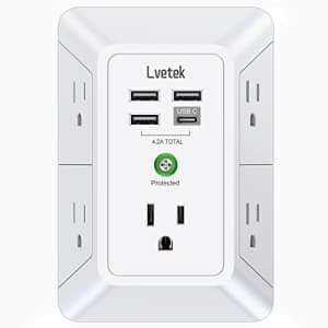 5-Outlet Surge Protector Wall Charger for $13 5-Outlet Surge Protector Wall Charger for $13