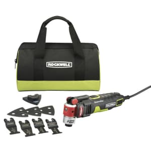 Rockwell RK5144K F65 10-Piece 4-Amp Corded Oscillating Tool Kit for $80 Rockwell RK5144K F65 10-Piece 4-Amp Corded Oscillating Tool Kit for $80
