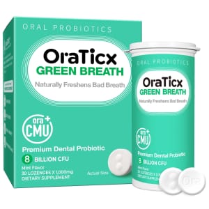 OraTicx 30-Count Green Breath Oral Probiotics Lozenges for $14.45 via Sub. & Save