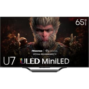 Hisense U7 Series 65U7K 65" 4K HDR 144Hz ULED UHD Smart TV for $748 w/ Prime Hisense U7 Series 65U7K 65" 4K HDR 144Hz ULED UHD Smart TV for $748 w/ Prime