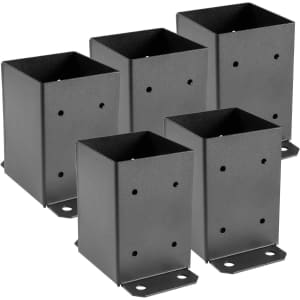 Vevor 4x4 Deck Post Bracket 5-Pack for $26