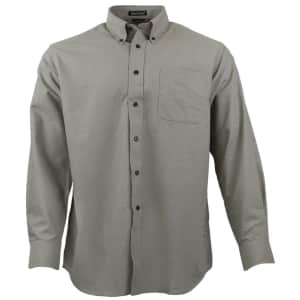 River's End Men's Color Rich Oxford Button Up Shirt for $8