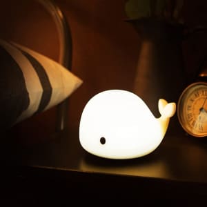 Ourry Whale LED Night Light for $10