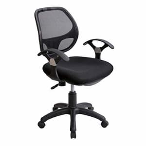 Techni Mobili Midback Mesh Task Office Chair. Black for $79
