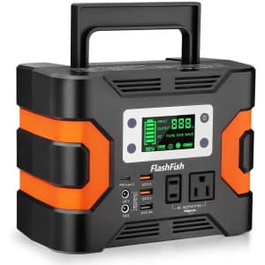 FF Flashfish 330W Portable Power Station for $140