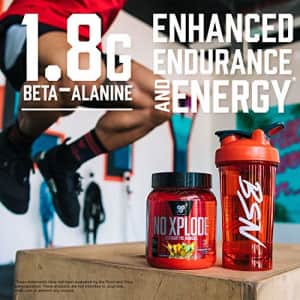 BSN N.O.-XPLODE Pre-Workout Supplement with Creatine, Beta-Alanine, and Energy, Flavor: Blue Raz, for $51 BSN N.O.-XPLODE Pre-Workout Supplement with Creatine, Beta-Alanine, and Energy, Flavor: Blue Raz, for $51
