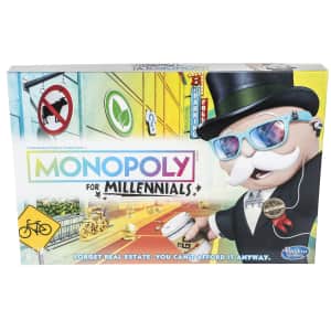 Hasbro Monopoly for Millennials Board Game for $8 Hasbro Monopoly for Millennials Board Game for $8
