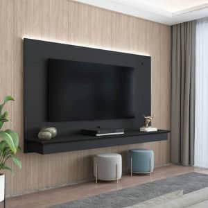 Homestock Wall Mounted Floating Entertainment Center for $213