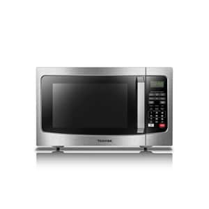 Toshiba EM131A5C-SS Microwave Oven with Smart Sensor, Easy Clean Interior, ECO Mode and Sound for $120