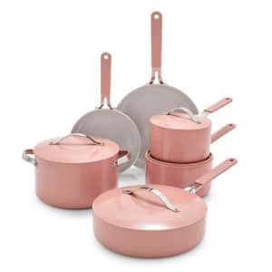 GreenLife Dream 10 Piece Healthy Ceramic Nonstick Cookware Set, Pots and Frying Sauce Saute Pans for $200