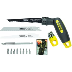 General Tools 14-Piece Quad Saw/Driver for $19