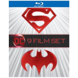 Batman/Superman 9-Film Anthology Blu-ray for $40
