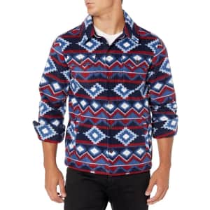 Amazon Essentials Men's Polar Fleece Shirt Jacket from $18