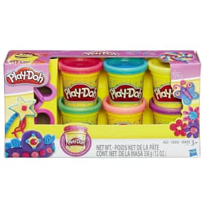 Play-Doh Sparkle Compound 6-Pack for $4 Play-Doh Sparkle Compound 6-Pack for $4