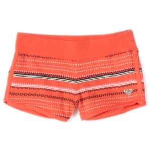 Roxy Big Girls' First In Line Shorts, Sunset Stripe, Medium for $27