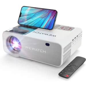 WEWATCH 4K 5G WiFi Projector for $200