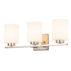 Kingbrite 3 Bulb E26 Bathroom Vanity Light Fixture for $49 Kingbrite 3 Bulb E26 Bathroom Vanity Light Fixture for $49