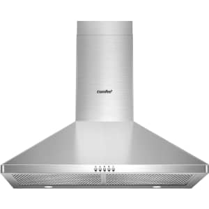 Comfee' 30" Ducted Pyramid Range Vent Hood for $160