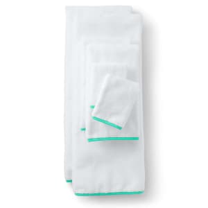 Lands' End Essential Cotton Banded Towel 6-piece Set for $26 Lands' End Essential Cotton Banded Towel 6-piece Set for $26