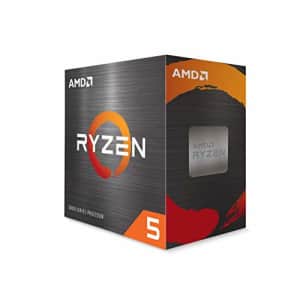 AMD Ryzen 5 5600X 6-core, 12-Thread Unlocked Desktop Processor with Wraith Stealth Cooler for $156
