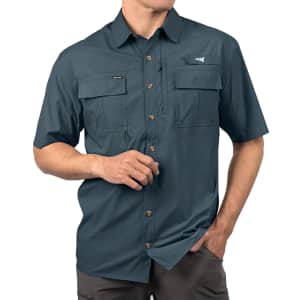 KastKing ReKon Men's Fishing Shirts Slate Blue for $20 w/ Prime