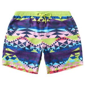 NEFF Men's Daily Hot Tub Board Shorts for Swimming, Neon Green, Small for $20
