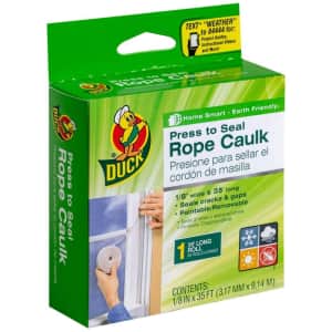 Duck 35-Foot Press to Seal Rope Caulk for $3