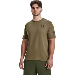 Under Armour Men's New Freedom Flag T-Shirt for $11