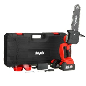 Mensela 8" Cordless Electric Chain Saw for $25