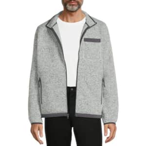 George Men's Sweater Fleece Jacket for $7