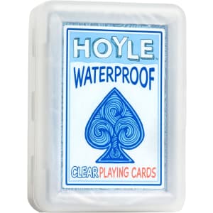 Hoyle Waterproof Clear Playing Cards for $7 Hoyle Waterproof Clear Playing Cards for $7