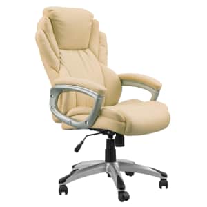 Boyel Living Ergonomic Bonded Leather Executive Office Chair for $286 Boyel Living Ergonomic Bonded Leather Executive Office Chair for $286